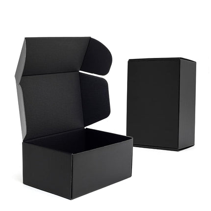 Timirog 9x6x4 Inches Black Shipping Boxes 25 Pack 