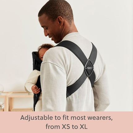 BabyBjörn Baby Carrier Mini, Woven, Black