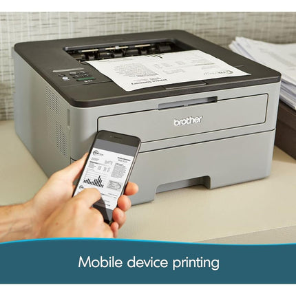Brother Compact Monochrome Laser Printer, HL-L2350DW, Wireless Printing, Duplex Two-Sided Printing, Amazon Dash Replenishment Enabled