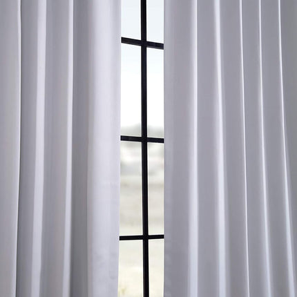 HPD Half Price Drapes Room Darkening Curtains 84 Inches Long for Bedroom & Living Room (1 Panel), 50 X 84, Fog Grey