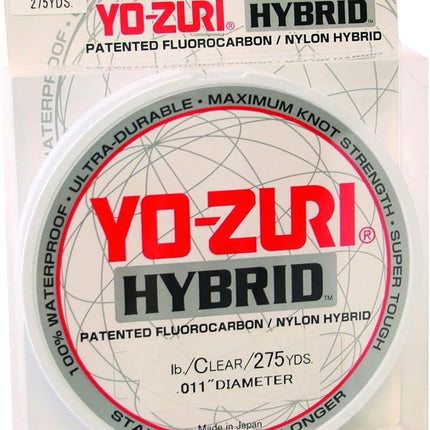 Yo-Zuri 275-Yard Hybrid Monofilament Fishing Line, Clear, 15-Pound