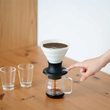 HARIO SSDC-200W Immersion Type Ceramic Dripper Switch, Finished Capacity, 7.8 fl oz (200 ml), White, Made in Japan