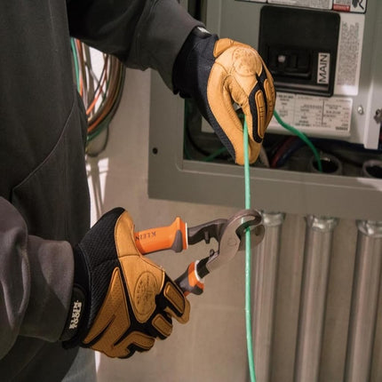 Klein Tools Klein 63050EINs Electrician's Insulated High-Leverage Cable Cutter, Multi-Colour