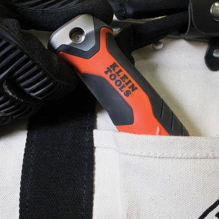 Klein Tools 31737 Folding Jab Saw/Drywall Hand Saw with Lockback at 180 and 125 Degrees and Tether Hole