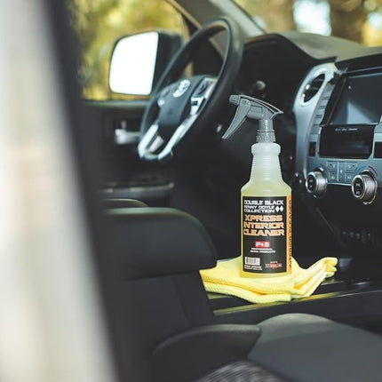 P & S Professional Detail Products Xpress Interior Cleaner – Safe for Leather, Vinyl, Plastic & More, Removes Dirt, Grease & Oil, No Residue, Fresh Scent, No Dilution Needed - 1 Gallon