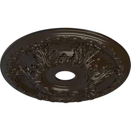 Ekena Millwork CM23GASHF 23-3/8 x 3-5/8 x 2-1/2 Granada Ceiling Medallion, Stone Hearth