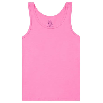 Fruit of the Loom Girls' Undershirts (Camis Camisole, Tank-10 Pack-Assorted, M (Pack of 10)