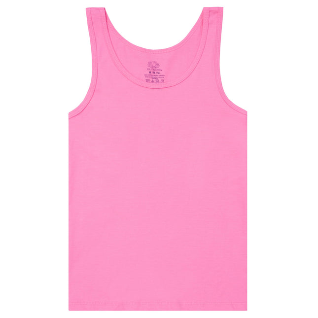 Fruit of the Loom Girls' Undershirts (Camis Camisole, Tank-10 Pack-Assorted, M (Pack of 10)