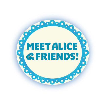 Disney Junior Alice’s Wonderland Bakery Friends, 3 Inch Figure Set of 6, Officially Licenced Kids Toys for Ages 3 Up