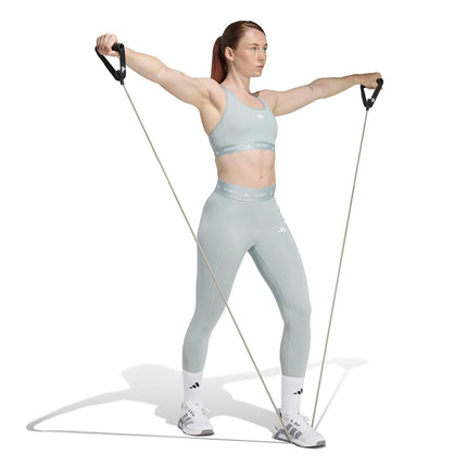 adidas Women's TECHFIT Stash Pocket Full Length Leggings, Wonder Sage, XS