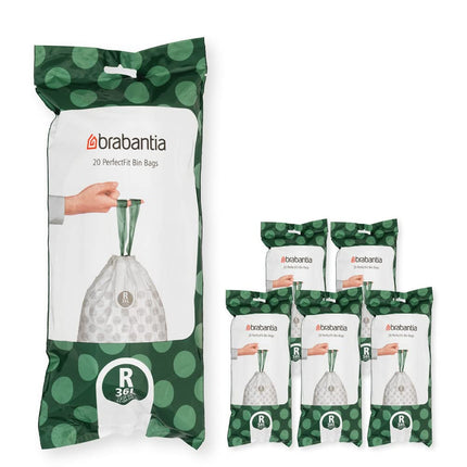 Brabantia 138584 PerfectFit Bin Liners Multipack (