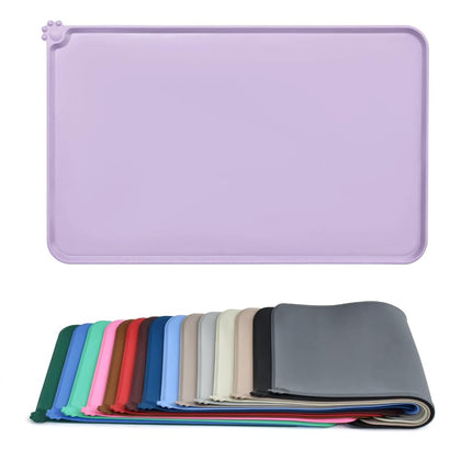 AUDWUD Silicone Waterproof Dog Cat Pet Feeding Mat