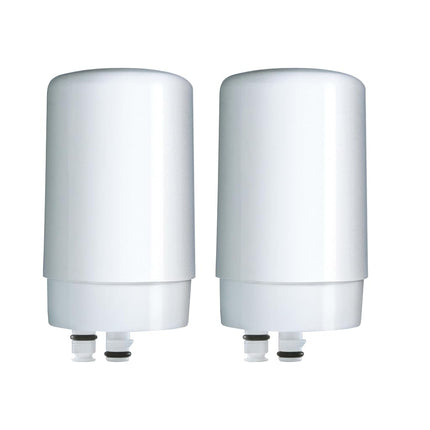 Brita On Tap Faucet Water Filter System Replacement Filters, White, 2 Count