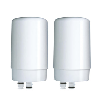 Brita On Tap Faucet Water Filter System Replacement Filters, White, 2 Count