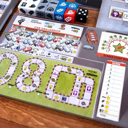 25th Century Games Motor City: Board Game - 1-4 Players | Ages 14+
