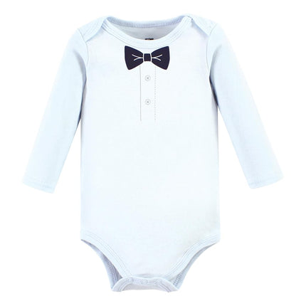 Hudson Baby Unisex Baby Cotton Long-Sleeve Bodysuits, Hola Ladies 3-Pack, Preemie, Hola Ladies 3-pack, Preemie