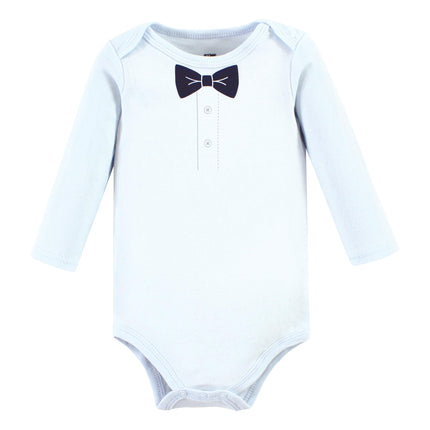Hudson Baby Unisex Baby Cotton Long-Sleeve Bodysuits, Hola Ladies 3-Pack, Preemie, Hola Ladies 3-pack, Preemie