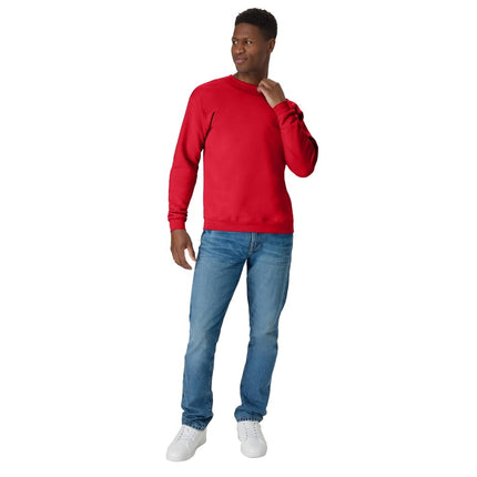 Hanes Womens P1607 Sweatshirt, Deep Red, L UK