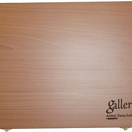 MUNGYO Gallery Professional 72-Color Soft Oil Pastel Set | Superior Blendability, Elegant Wooden Case