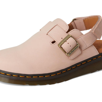 Dr. Martens Men's Jorge II Suede Slingback Mules, Powder Pink, 13 Women/12 Men
