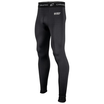 CHAMPRO Men's Cold Weather Compression Pants Black