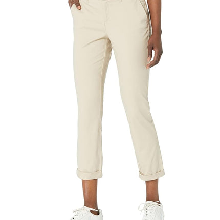 Tommy Hilfiger Women's Hampton Chino Pant-Solid Casual, Khaki, 16 Plus