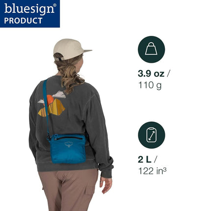 Sac à bandoulière ultraléger Osprey, vert Toundra