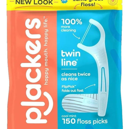 Plackers Twin-Line Dental Flossers