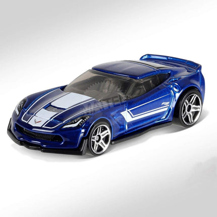 Hot Wheels 2018 Antes y Ahora Corvette C7 Z06 339/365, Azul