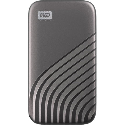 WD 4TB My Passport Portable SSD, External NVMe Solid State Drive, USB-C, up to 1050 MB/s, Works with PC, Xbox and Playstation, 2-meters drop resistance, Space Grey