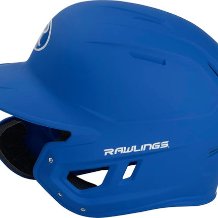Rawlings Mach 1-Tone Right Batting Helmet W/ Adjustable Face Guard Left Handed Adjustable, JR, Royal