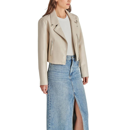 Steve Madden Apparel Women's Vinka Jacket, Bone, XS