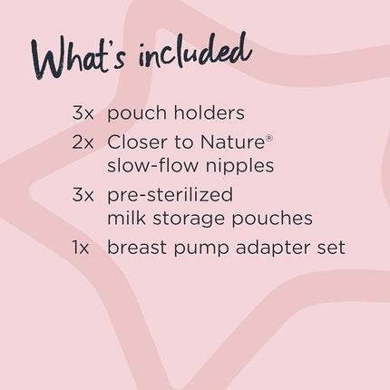 Tommee Tippee Express and Go Breast Milk Starter Set