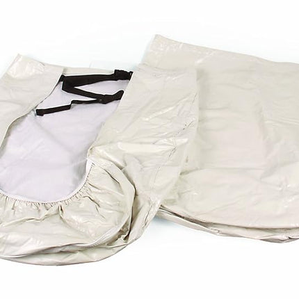 Camco 45333 Vinyl Wheel & Tire Protector, 2 Pack (30 inches-32 inches, Off-White)