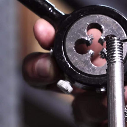 Drill America 2-1/8-16 4" OD High Speed Steel Round Adjustable Die, DWT Series