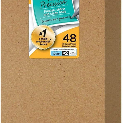 Bic Xtra-Precision Mechanical Pencil, Metallic Barrel, Fine Point (0.5mm), 48-Count