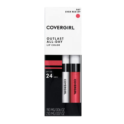 COVERGIRL Outlast Pintalabios de Larga Duración - Ever Red-dy 507