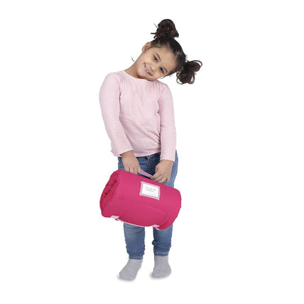 Peppa Pig I'm Just So Happy Toddler Nap Mat - Includes Pillow and Fleece Blanket - Great for Boys and Girls Napping at Daycare, Preschool, Or Kindergarten - Fits Sleeping Toddlers and Young Children