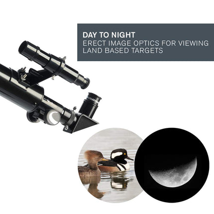 Celestron 21039 PowerSeeker 50AZ Refractor Telescope, Black
