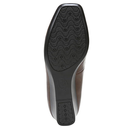 LifeStride Women's Groovy Wedge Pump, darktan, 8 W US