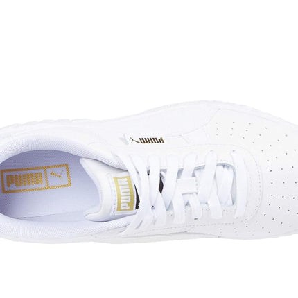 PUMA Women's Cali Wedge Sneaker, Puma White/Puma White, 10