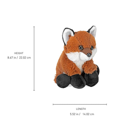 Wild Republic Hug'ems 16268 Plush Toy, Cuddly Toy, Fox 18 cm