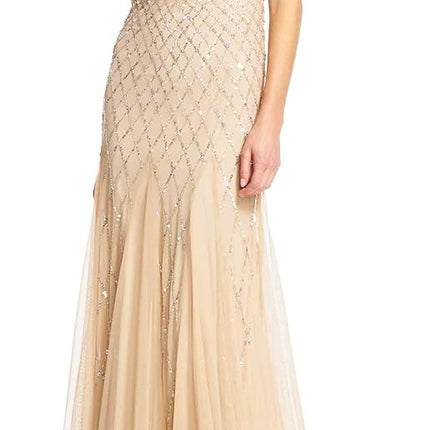 Adrianna Papell womens091904940Short-sleeve Beaded
