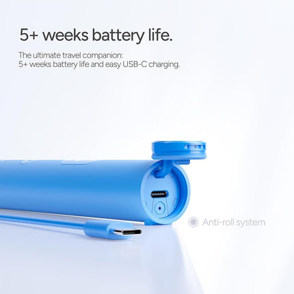 Ordo Sonic Lite | Sonic Toothbrush with 35,000 Pulses/Min | Electric Toothbrush for Adults | Dual Modes | 5+ Weeks Battery | Smart Timer | Waterproof | USB-C Ocean