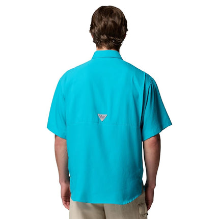 Columbia Men’s PFG Tamiami II Short Sleeve Shirt, Ocean Teal, S