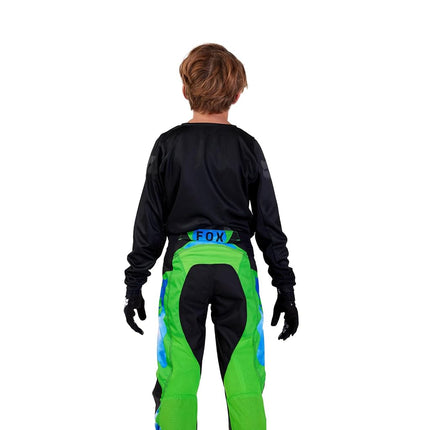 Fox Racing - Youth 180 Blackout Jersey,Black,YM