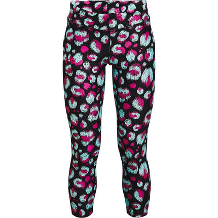 Under Armour Girls' HeatGear Printed Ankle Crop Le