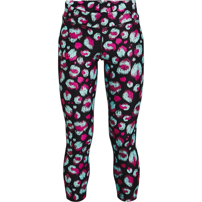 Under Armour Girls' HeatGear Printed Ankle Crop Le