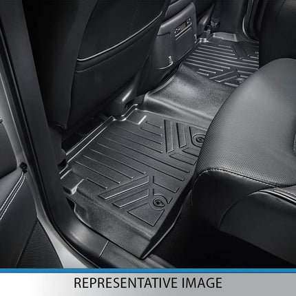 SMARTLINER Floor Mats (2 Rows) and Cargo Liner Set Black for 2011-2017 BMW X3