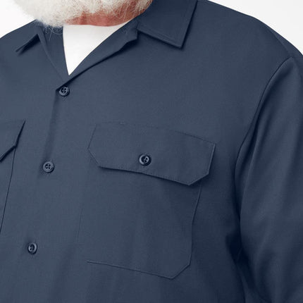 Dickies Camiseta de manga larga para hombre 574_nv, azul (azul marino), M UK
